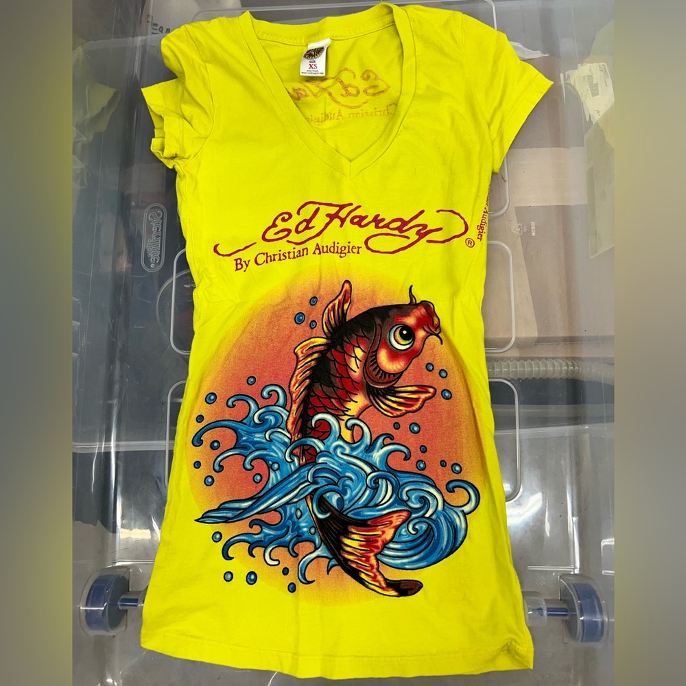 Ed Hardy Womens XS shirt